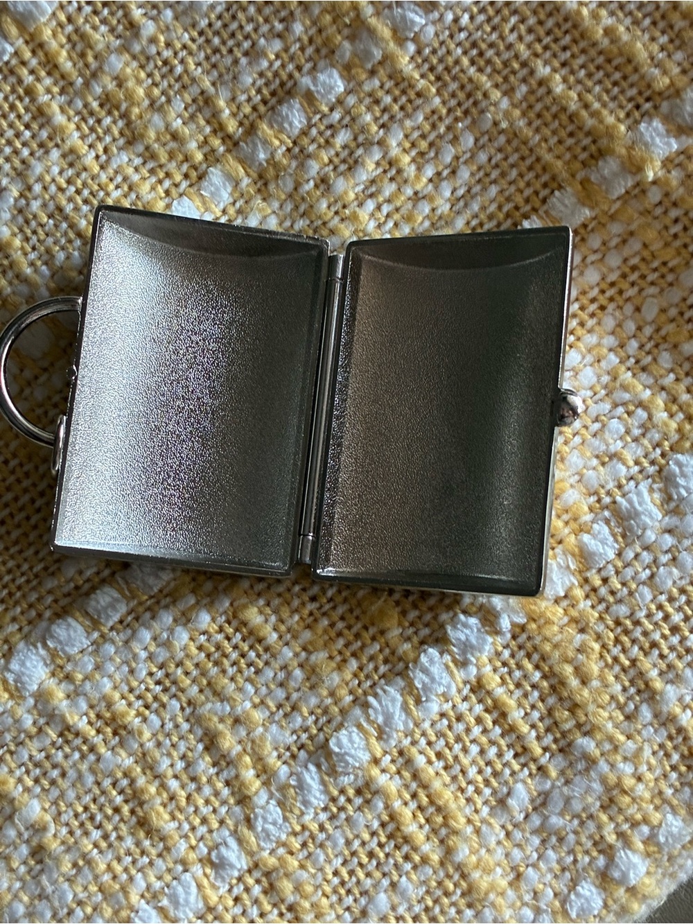 Judith Leiber for Neiman Marcus mini purse enamel teddy bear pill or trinket box - Picture 4 of 5